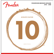Fender Phosphor Bronze Acoustic Guitar Strings 60 10-48