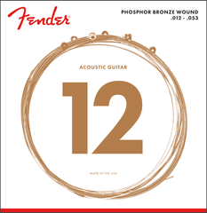 Fender Phosphor Bronze Acoustic Guitar Strings 60L 12-53