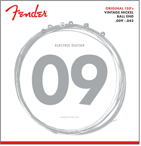 Fender Original 150 Vintage Nickel Electric Guitar Strings 9-42