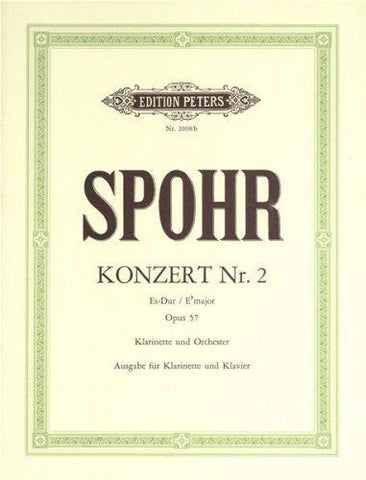 Sphor Concerto No.2 in Eb OP87 for Clarinet