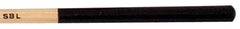 King David Baton 16" Clear Lacquer/Black Lacquer  16CSBL