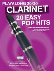 Playalong 20/20 Clarinet  Easy Pop Hits