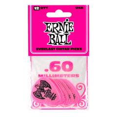 Ernie Ball Everlast picks .60mm (12 Pack)