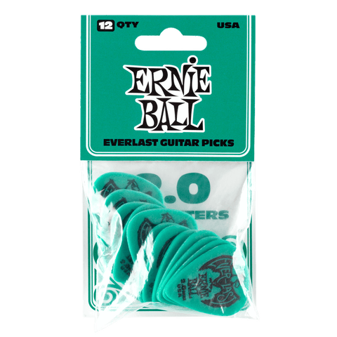 Ernie Ball Everlast picks 2.00mm (12 Pack)