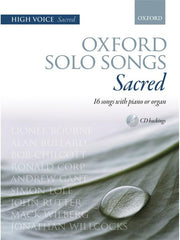 Oxford Solo Songs Sacred Vocal score High Voice