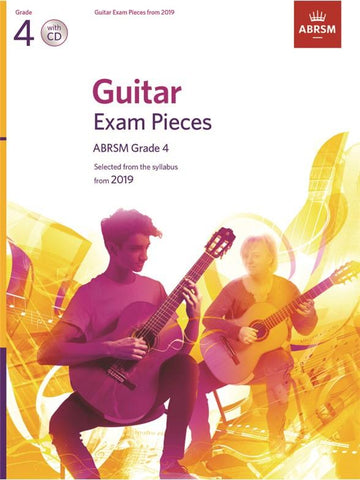 ABRSM Guitar Exam Pieces From 2019 Grade 4 Book/CD