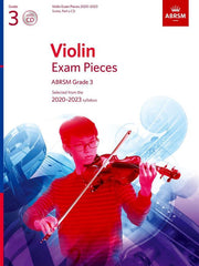 ABRSM Violin Exam Pieces 2020-2023 Grade 3 Score Part & CD