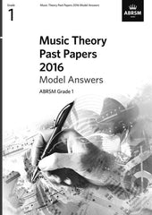 ABRSM Music Theory Past Papers 2016 - Model Answers (Grade 1)