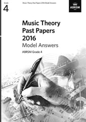 ABRSM Music Theory Past Papers 2016 - Model Answers (Grade 4)