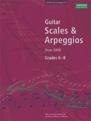 ABRSM Guitar Scales and Arpeggios Grades 6-8