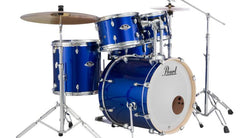 Pearl EXX725SBR Export Drum Kit High Voltage Blue With Cymbals