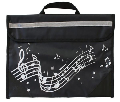 Musicwear Wavy Stave Music Bag Black