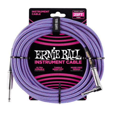 Ernie Ball 25ft Instrument Cable Purple