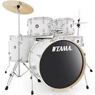 Tama Rhythm Mate 5pc Drum Kit with Zildjian Planet Z Cymbals White