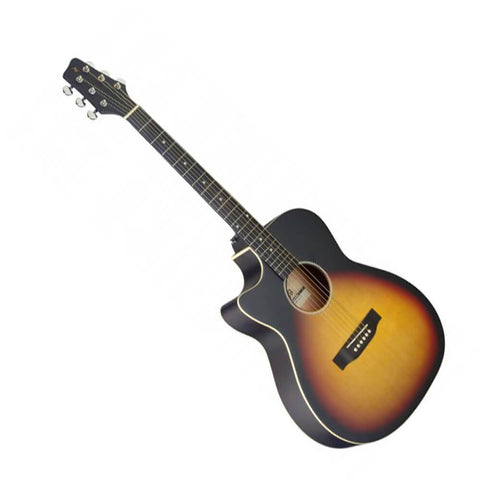 Stagg SA35ACE  Auditorium Left Handed Electro Acoustic (Sunburst)