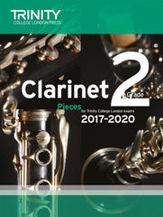 Trinity College London Clarinet Exam 2017-2020 Grade 2 Score & Parts