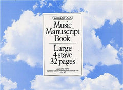 A5 4 Stave 32 page Manuscript Book