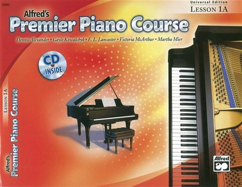 Alfred's Premier Piano Course Lesson 1A