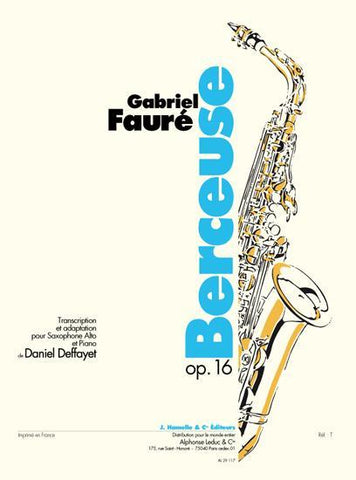 FAURÉ BERCEUSE OP.16 ALTO SAXOPHONE