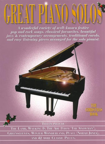 Great Piano Solos The Christmas Book