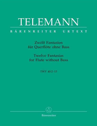 Telemann Fantasias for Flute