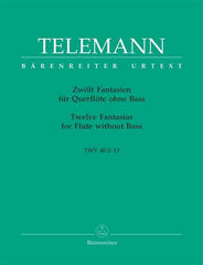 Telemann Fantasias for Flute