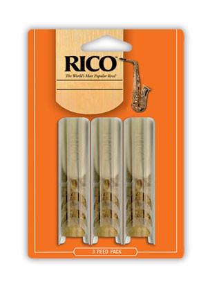 Rico 3 Pack Alto Sax Reeds Strength 3.5