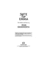 John Dankworth Suite For Emma for Clarinet And Piano