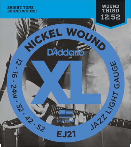 D'addario EJ21 XL Jazz Light