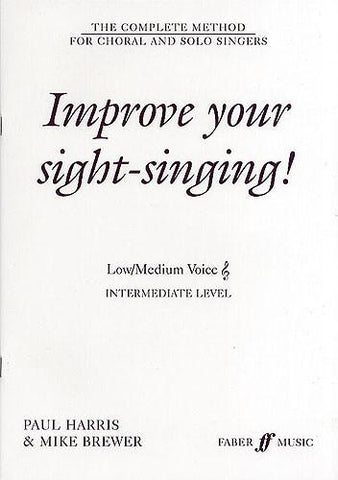 Improve Your Sight-Singing! Intermediate Low/Medium Voice (Treble)