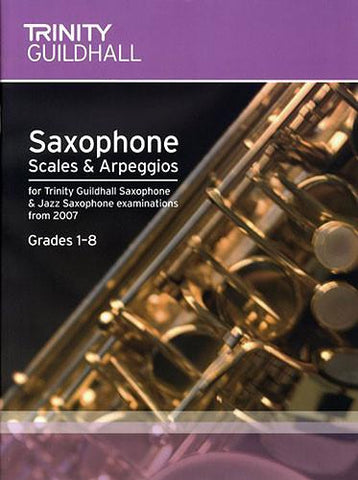 Trinity College Saxophone Scales and Studies Grades 1-8