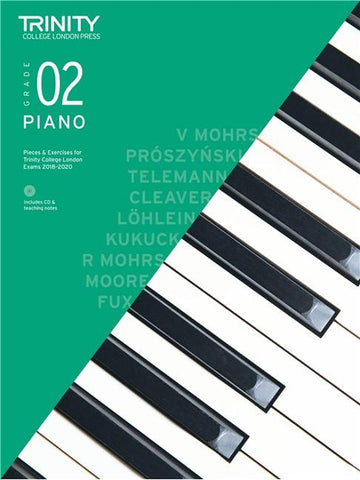 Trinity College London Piano Exam Pieces & Exercises 2018-2020 Grade 2 Book/CD