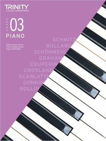 Trinity College London Piano Exam Pieces & Exercises 2018-2020 Grade 3 Book