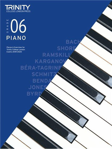 Trinity College London Piano Exam Pieces & Exercises 2018-2020 Grade 6 Book