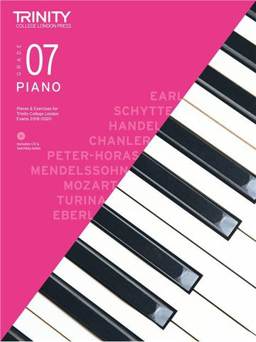 Trinity College London Piano Exam Pieces & Exercises 2018-2020 Grade 7 Book/CD