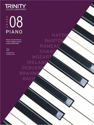 Trinity College London Piano Exam Pieces & Exercises 2018-2020 Grade 8 Book/CD