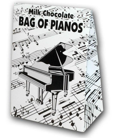 Belgian Milk Chocolate Bag Of Pianos