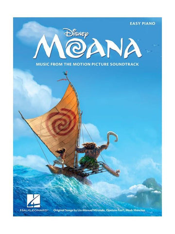 Moana The Motion Picture Easy Piano Songbook