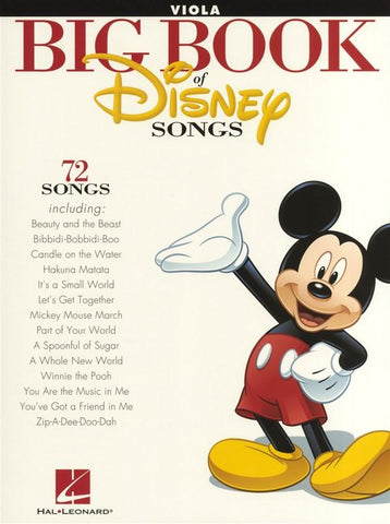 The Big Book Of Disney Songs Viola