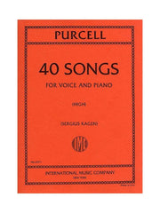 Purcell 40 Songs For Voice and Piano