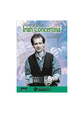 Learn to Play Irish Concertina by John Williams DVD