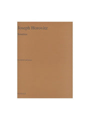 Horovitz Sonatina For Clarinet And Piano