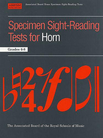 Specimen Sight-Reading Tests - Horn Grades 6-8