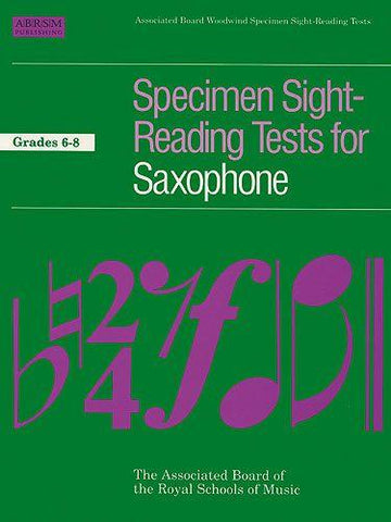 ABRSM Sight-reading Grades 6-8 Saxophone