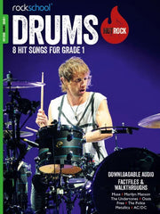 Rockschool Hot Rock Drums Grade 1 Book/Download Card