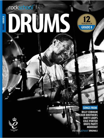 Rockschool Drums Grade 8 2018+ Book/Audio