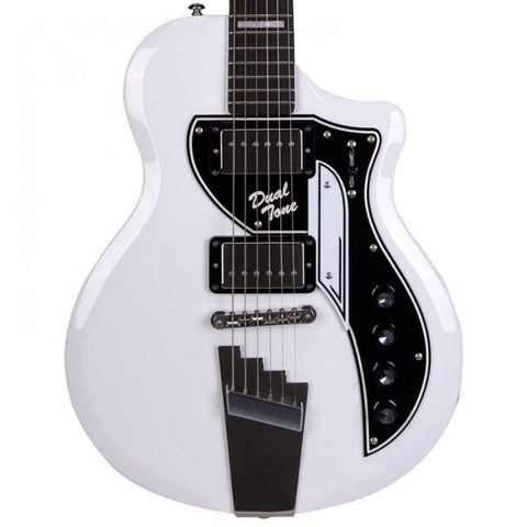 Supro Limited Edition David Bowie 1961 Dual Tone Hard Tail, White