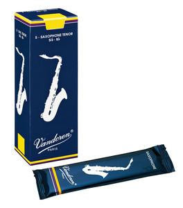 Vandoren Traditional Tenor Sax Reeds Strength 2.5 (Box of 5)