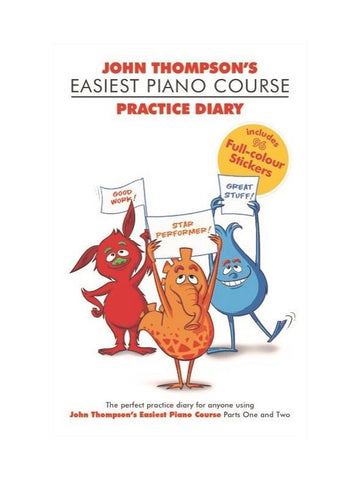 THOMPSON EASIEST PIANO COURSE PRACTICE DIARY